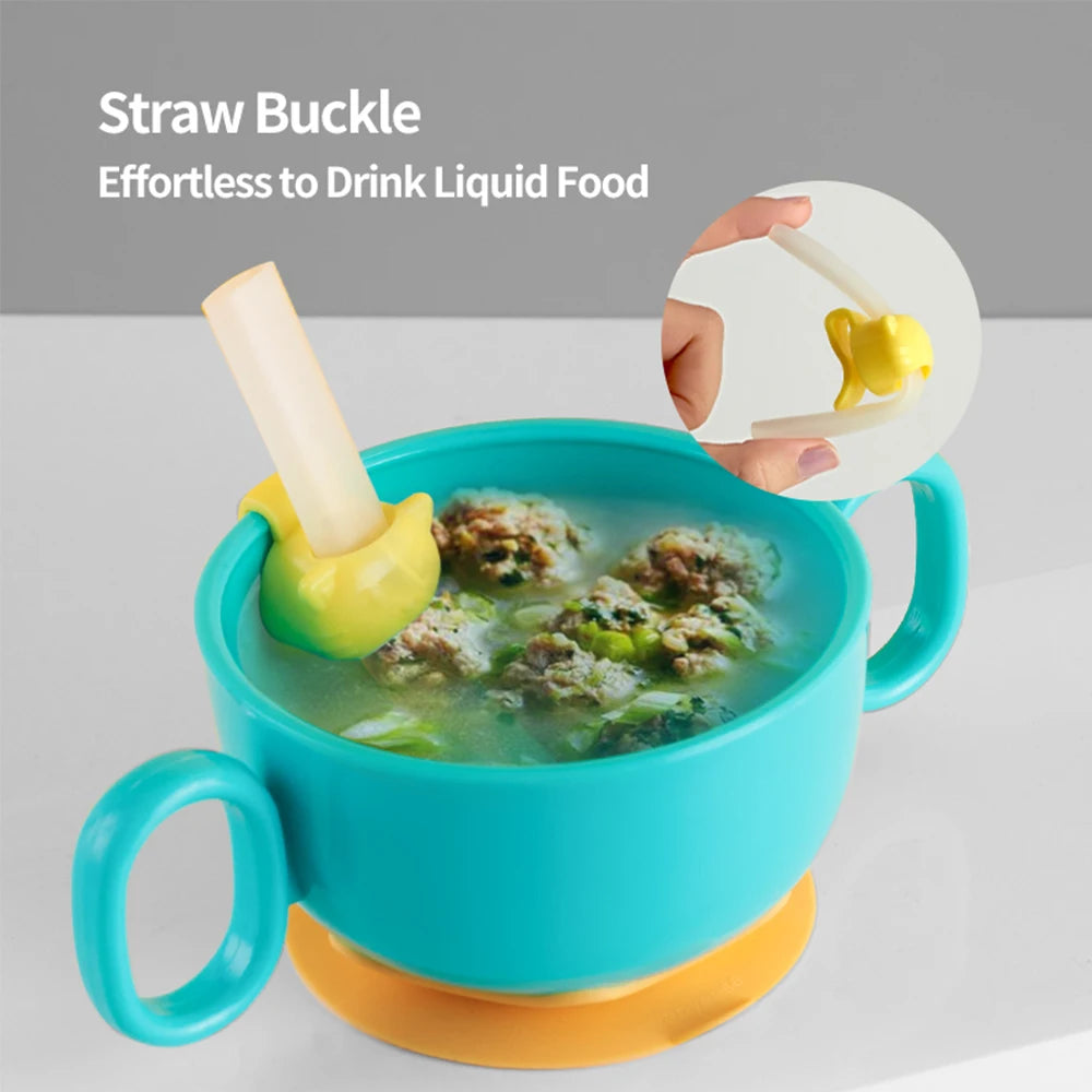 Baby Plastic Feeding Bowl – Suction Snack & Storage Cup