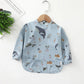 Erduo Waterproof Long-Sleeve Baby Feeding Bib