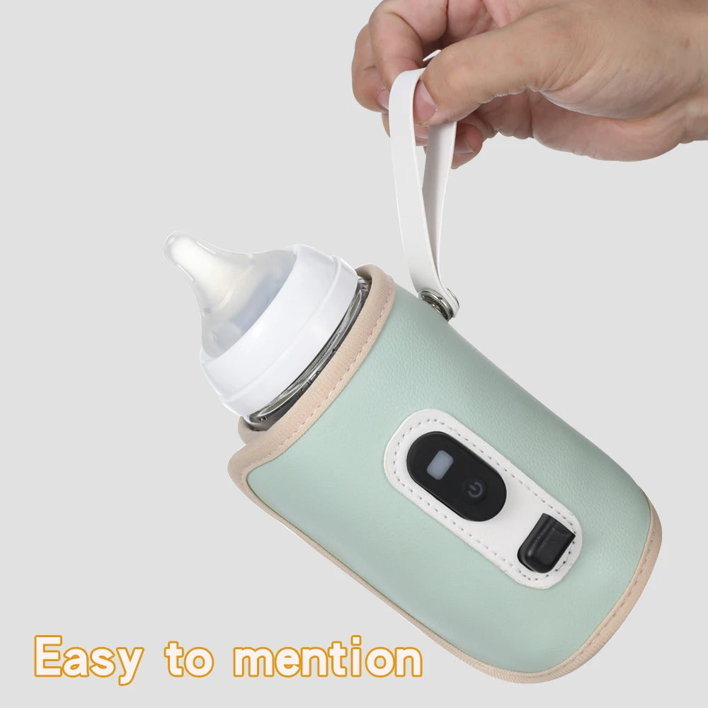 Portable Baby Milk Warmer | USB Digital Bottle Heater for Traveling