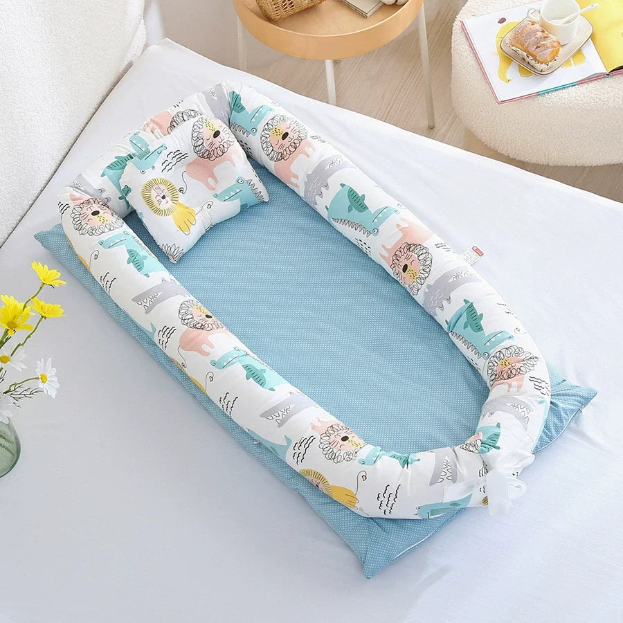 Portable Baby Nest – Folding Travel Bed for Newborns
