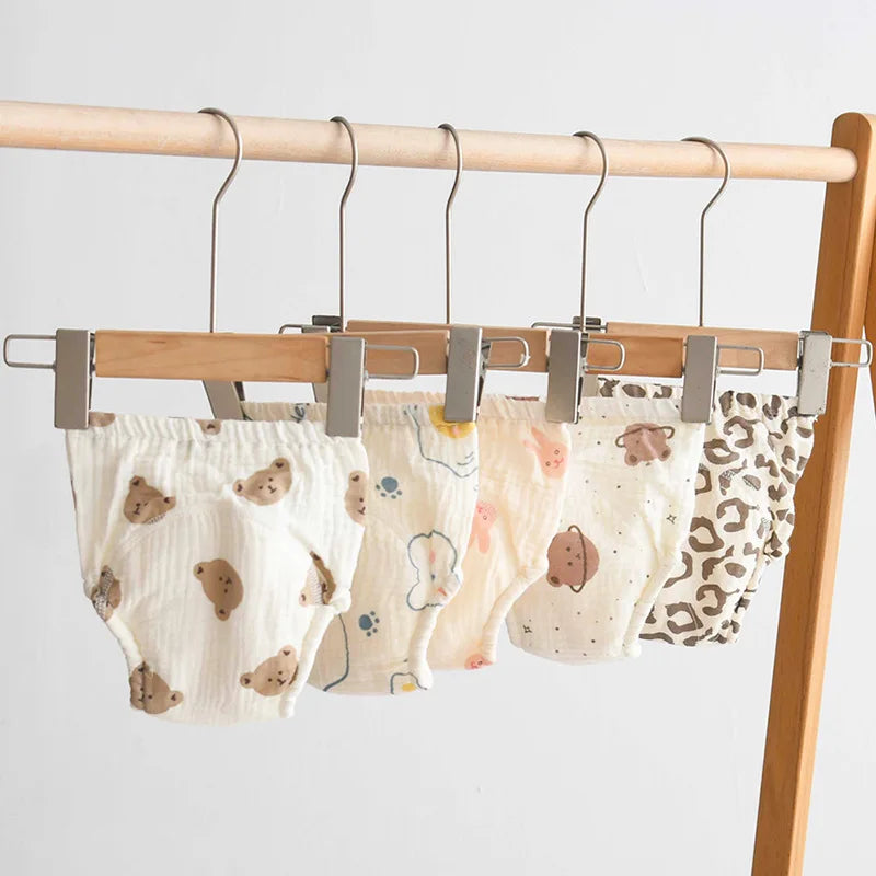 Culottes d'apprentissage pour bébé en gaze de coton doux