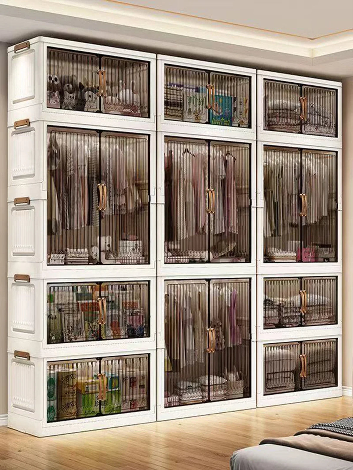Home Storage Cabinet – Foldable Wardrobe Organizer