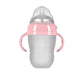 Silicone Nano Baby Bottle – 150/250ml, Handle, Anti-Choking, for 0–9 Months