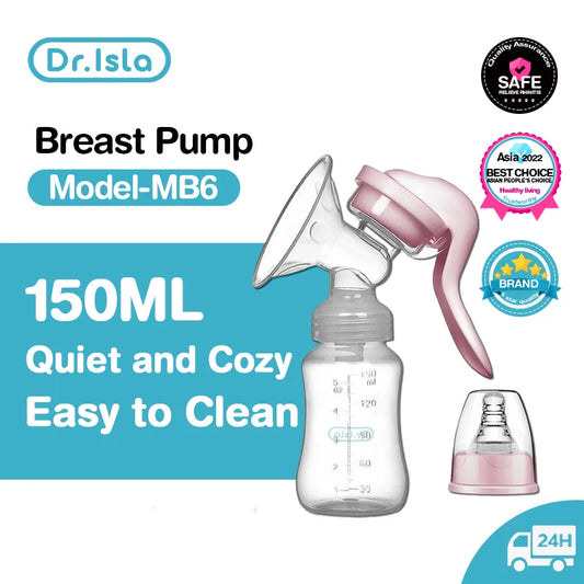 Tire-lait Dr. Isla MB6, succion manuelle des mamelons.