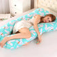 Coussin de corps en forme de U – Soutien en coton pour la grossesse et la maternité