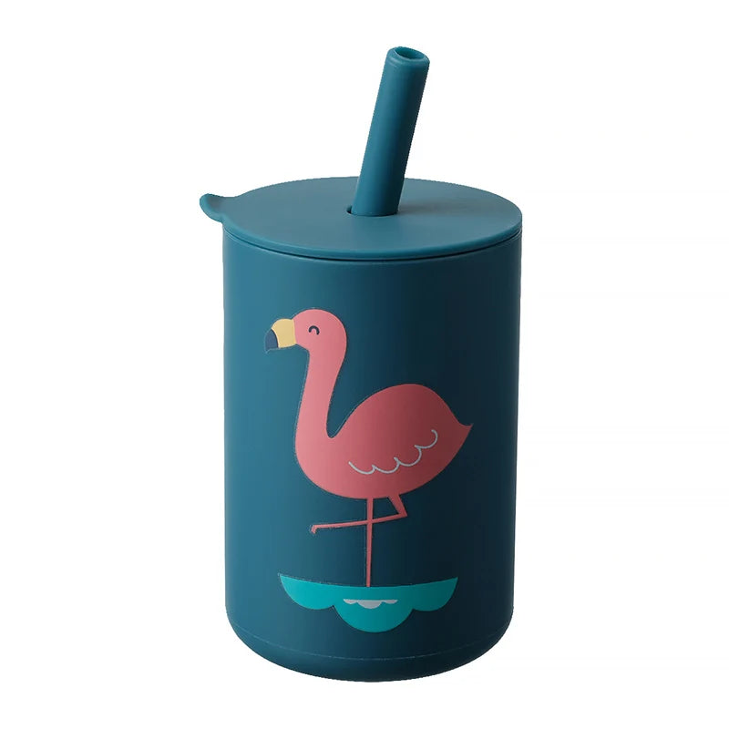 Baby Learning Cup | BPA-Free Silicone Straw Cup for Toddler