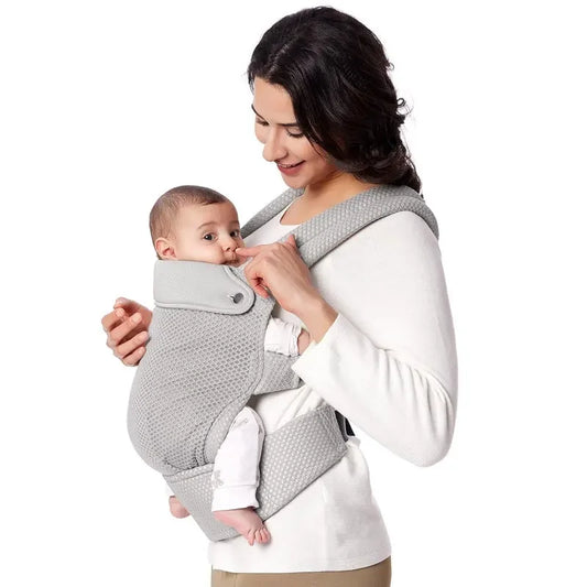 Adjustable Summer Mesh Baby Wrap Carrier – Hands-Free Sling