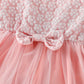 Ruffled Baby Girl Dress with Coat & Headband