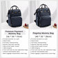 Sac à dos à langer – Grand sac imperméable pour maman avec port USB