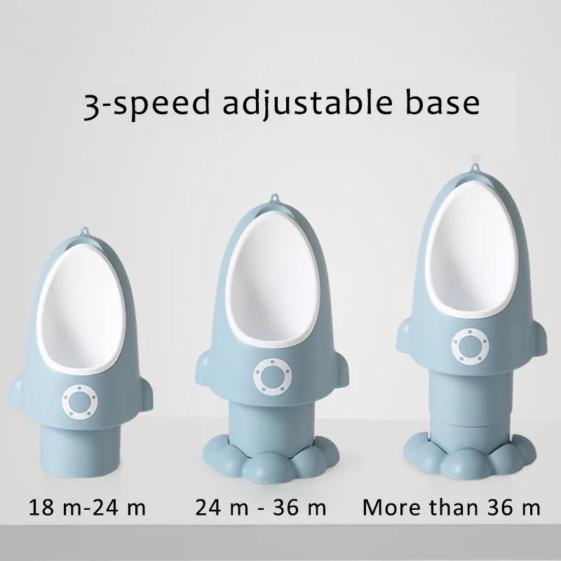 Urinoir d'apprentissage pour petit garçon – Toilettes sur pied réglables pour tout-petits
