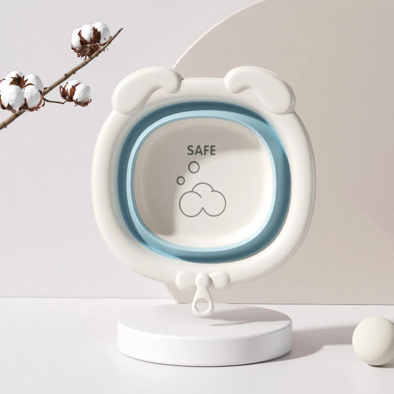 Newborn Swim Tub – Safe, Non-Slip, Foldable Bath Bucket