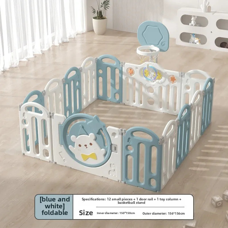 Foldable Baby Safety Fence – Anti-Fall Protection!