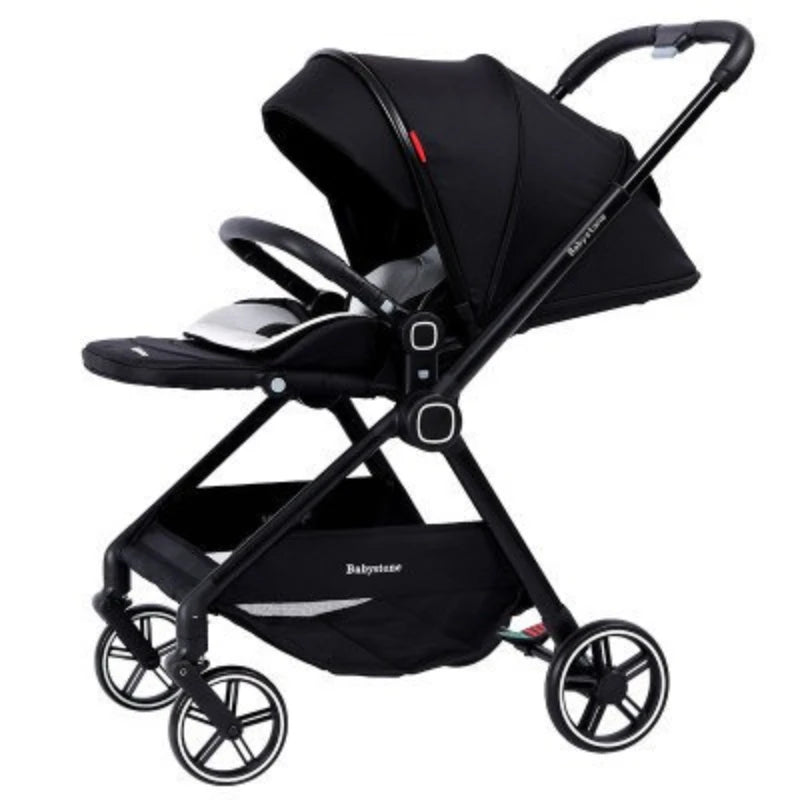 Highview 4-Wheel Foldable Baby Stroller – Sit & Lie Newborn Pram