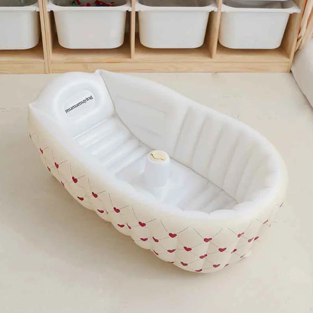 Portable Infant Bath Tub – Inflatable Seat for Toddlers