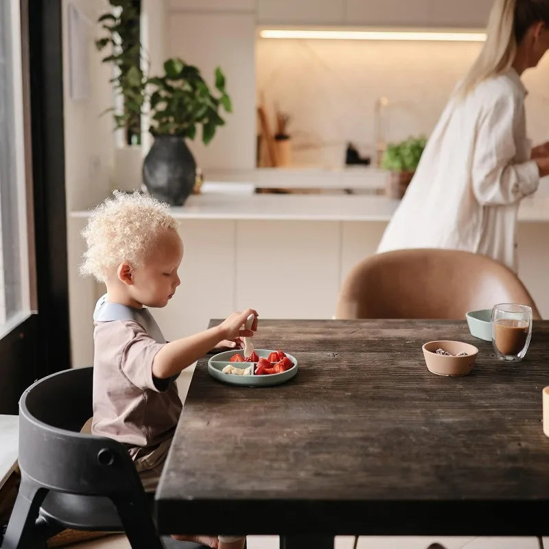Bavoir bébé ajustable en silicone imperméable avec poche à miettes