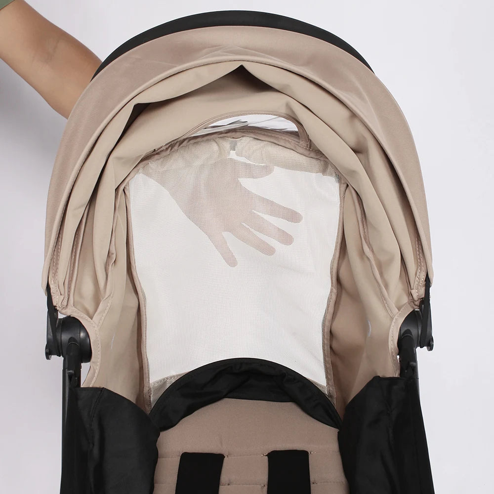 175° Canopy Cover & Seat Cushion Kit – Mesh Sunshade for YOYO/Yoya Strollers