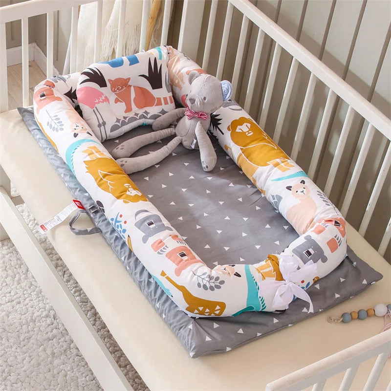 Portable Baby Nest – Folding Travel Bed for Newborns