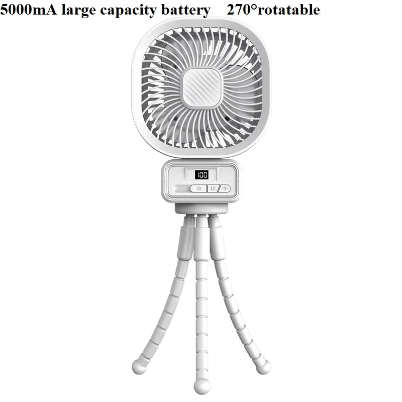 Portable Rechargeable Baby Stroller USB Fan – Clip-On Mini Fan