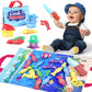 Plush Fishing & Stacking Cups Toy – Montessori Learning for Toddlers 1–3 Years