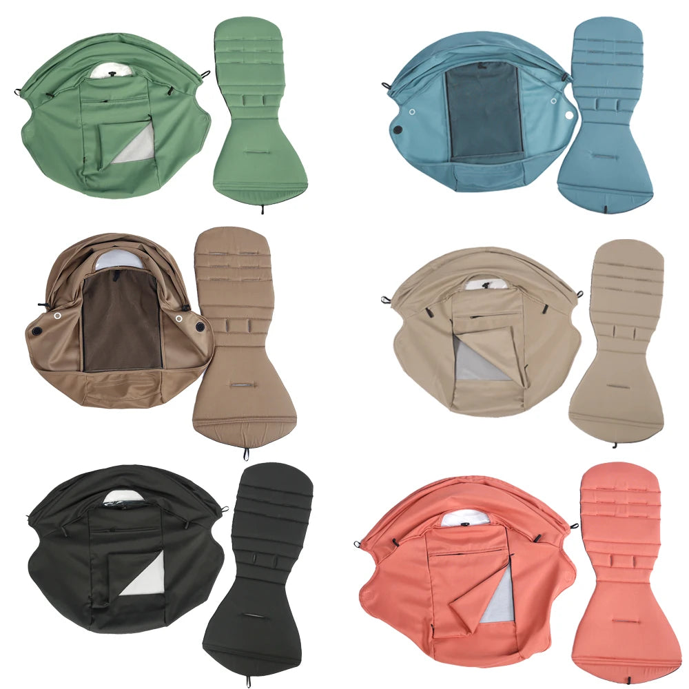 175° Canopy Cover & Seat Cushion Kit – Mesh Sunshade for YOYO/Yoya Strollers