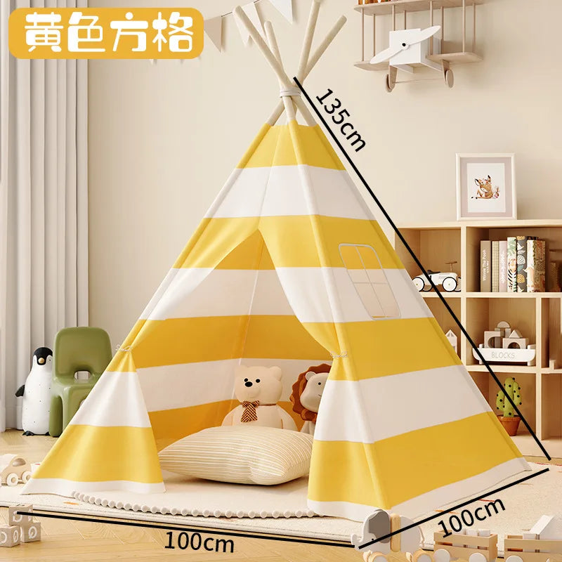 Tipi pour enfants de 1,6 m – Maison de princesse portable d'intérieur