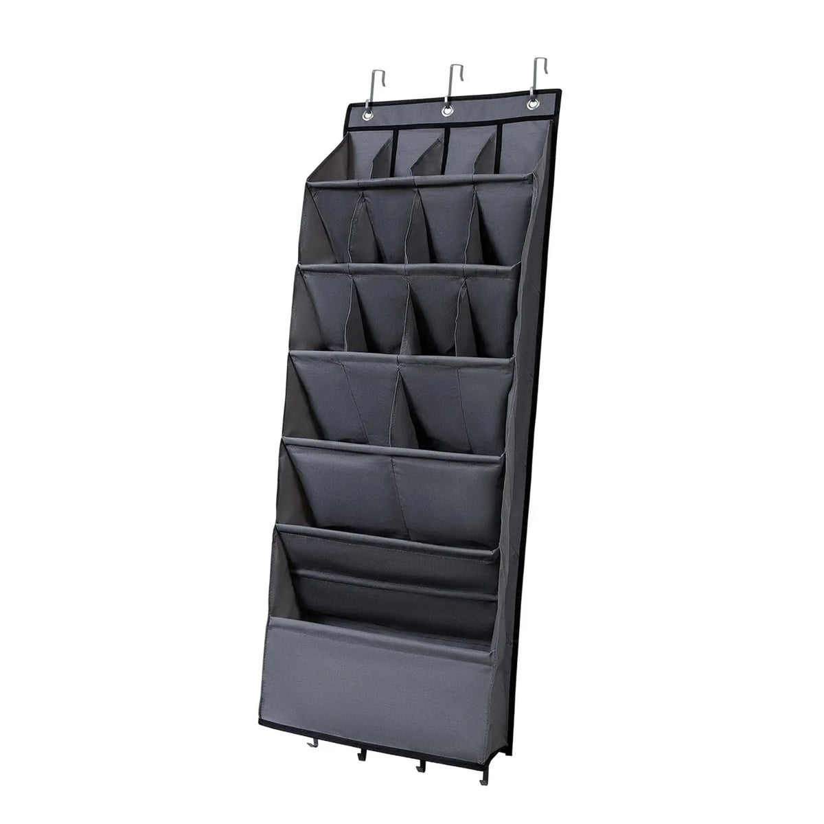 Foldable Over-Door Shoe Rack – Deep Pockets for Shoes, Toys & Baby Items