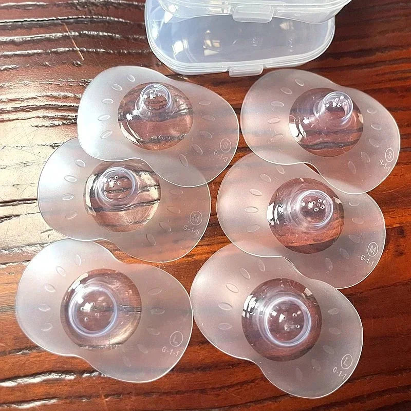 Breastfeeding Nipple Shields – Silicone Protective Covers, 2pcs