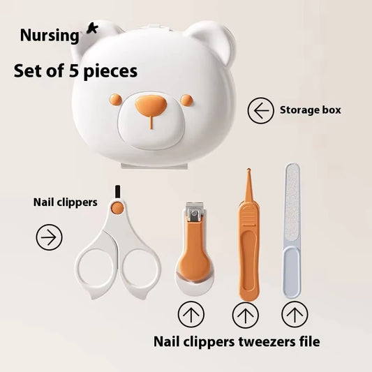 Infant Nail Care Set – Anti-Pinch Clippers for Newborns