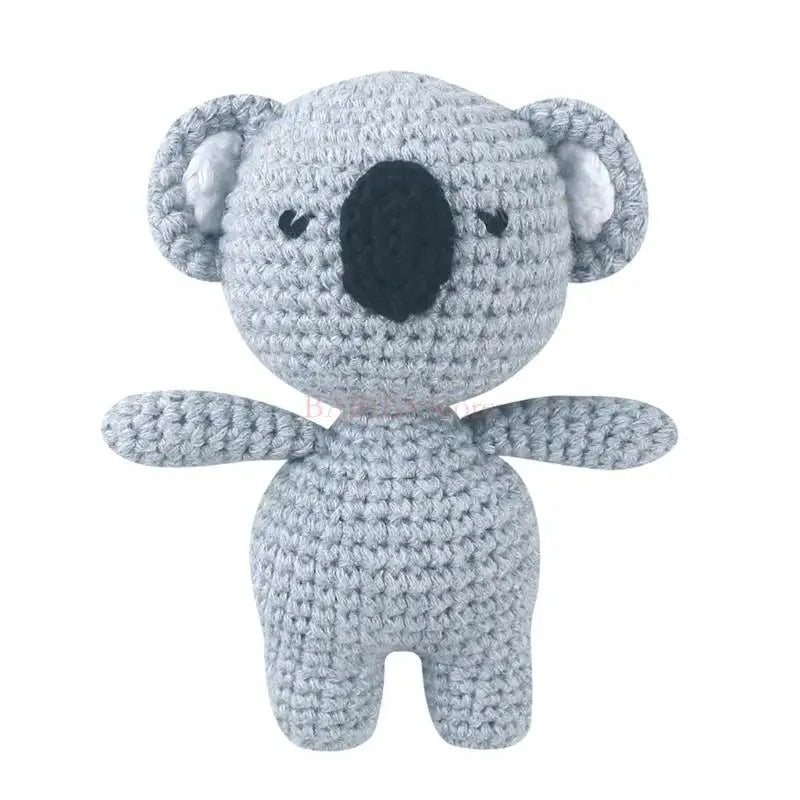 Peluche animal tricotée – Jouet doux pour dormir les bébés