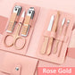 Kit de coupe-ongles portable en acier inoxydable 7 pièces – Outils de manucure