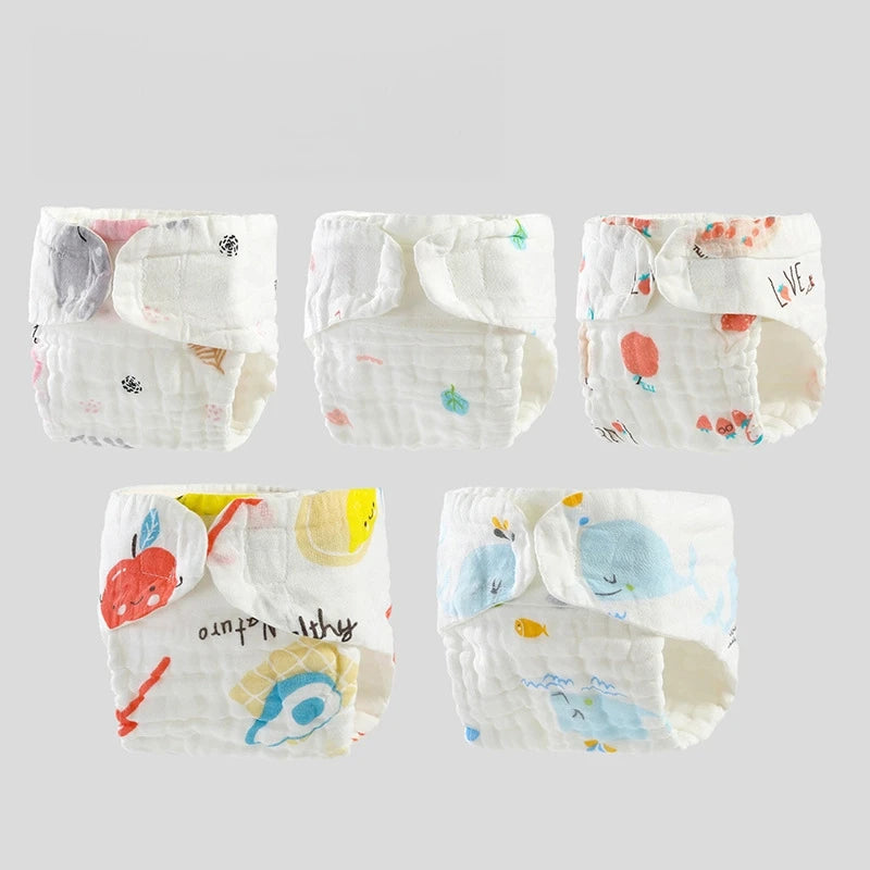 Lot de 5 couches lavables pour bébé
