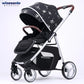 2-in-1 Portable Multifunctional High Landscape Baby Stroller (0–3Y)