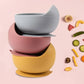 Toddler Self-Feeding Set – Silicone Bowls with Utensils