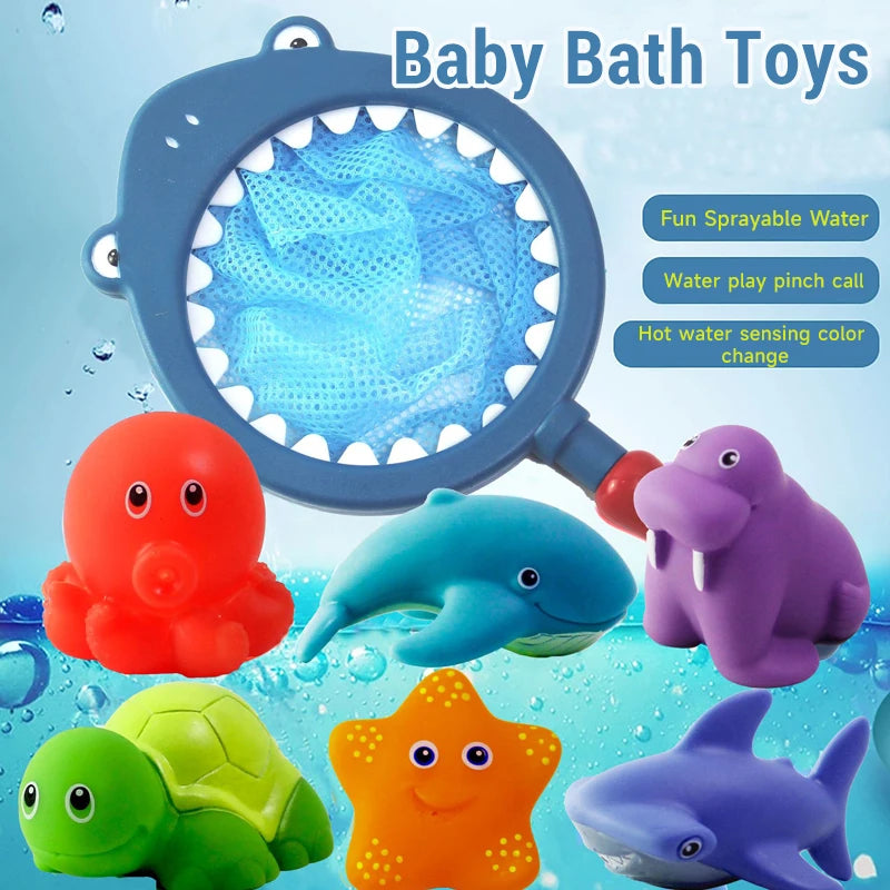 Kids Bath Swimming Toy – Cartoon Shark Water Play Fun