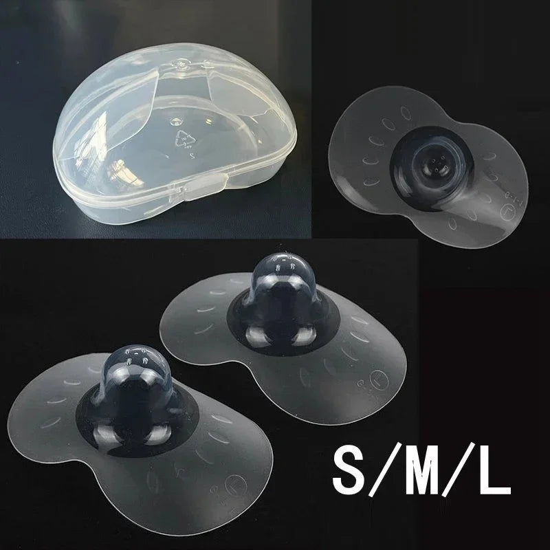 Breastfeeding Nipple Shields – Silicone Protective Covers, 2pcs
