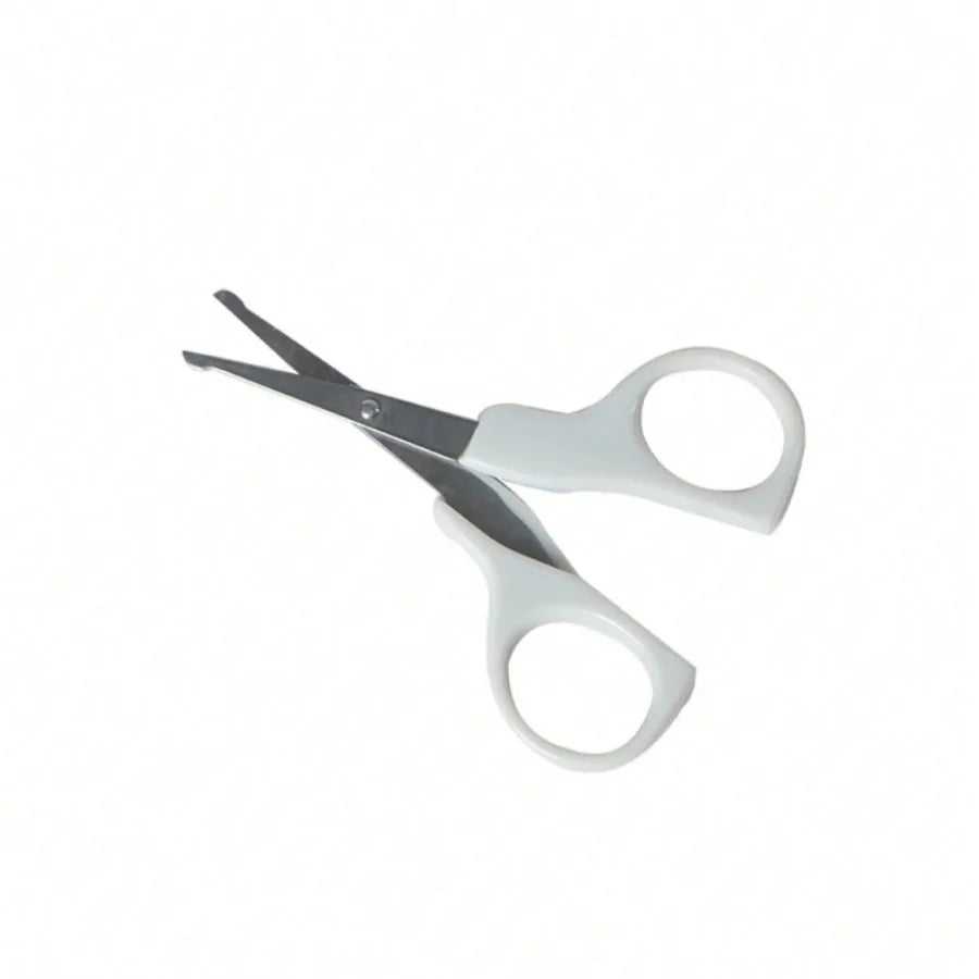 Ensemble de soins pour bébé gris 7 pièces – Peigne, brosse, ciseaux et coupe-ongles
