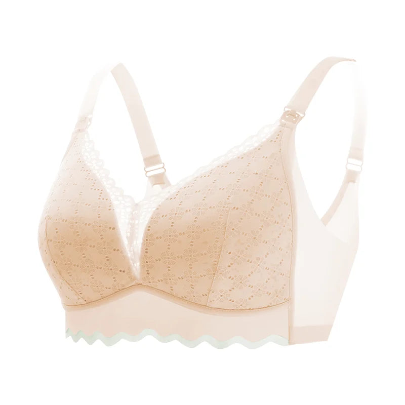 Women’s Nursing Bra | Seamless, Breathable, Push-Up Cotton Bra