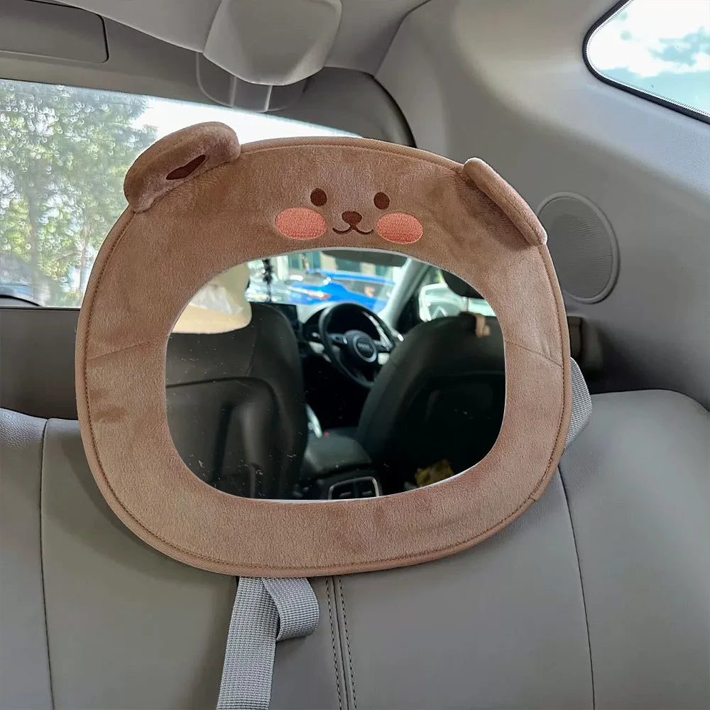 Rétroviseur auto pour bébé à vision dégagée | Sécurité et large champ de vision, conception incassable
