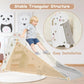 Toboggan pliable d'intérieur pour tout-petits – Toboggan mignon en forme de lion pour garçons et filles
