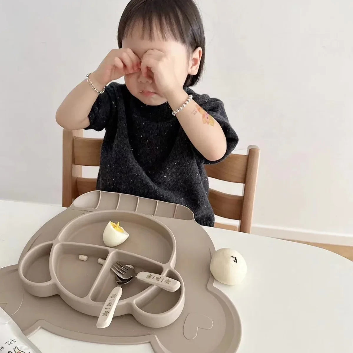 Tapis d'alimentation portable pour bébé – Tapis d'allaitement en silicone antidérapant