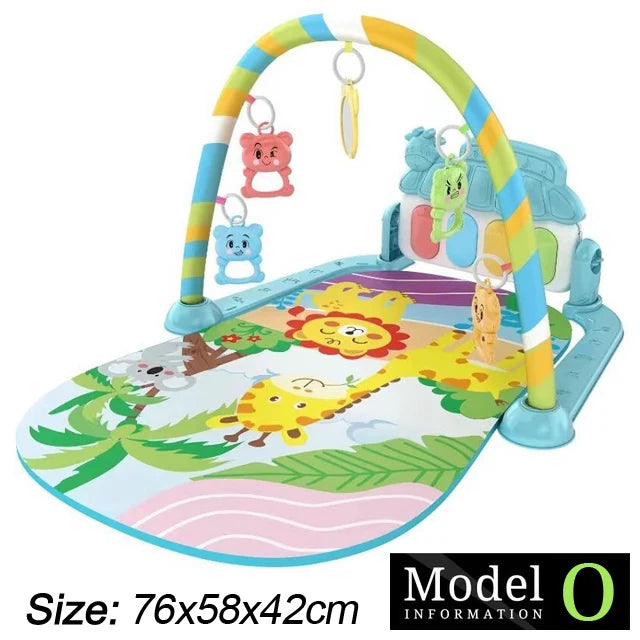 Tapis d'éveil musical avec piano pour bébé de 0 à 36 mois
