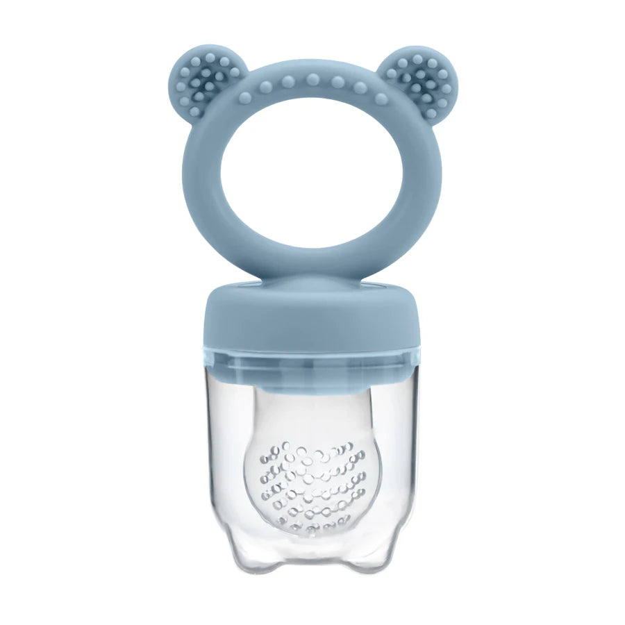 Bidon d'alimentation pour nouveau-né – Anneau de dentition en silicone pour fruits et légumes