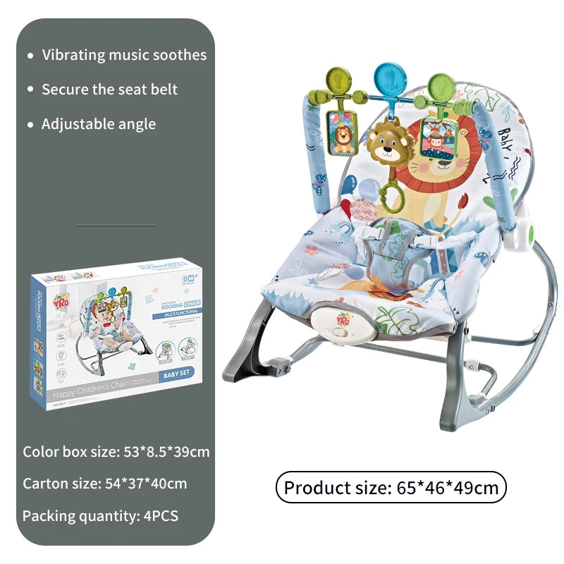 Electric Baby Cradle – Music, Vibration & Toys