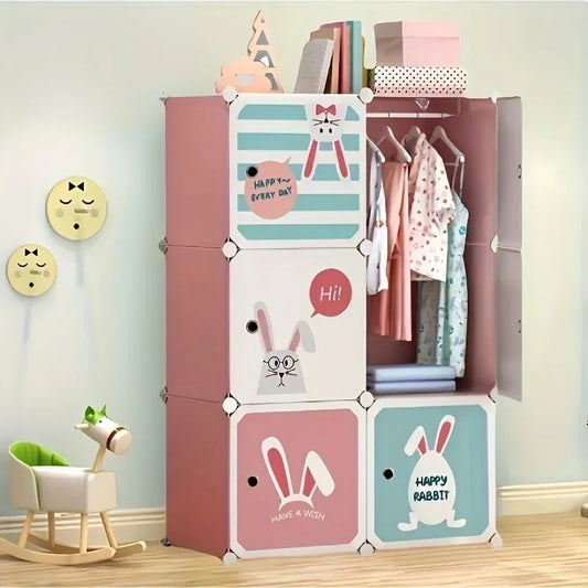 Portable Kids Wardrobe – Baby Clothes & Toy Organizer