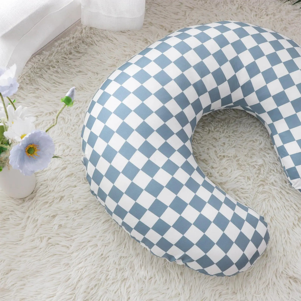 Taie d'oreiller pour bébé – Housse de coussin d'allaitement en coton doux pour les mamans
