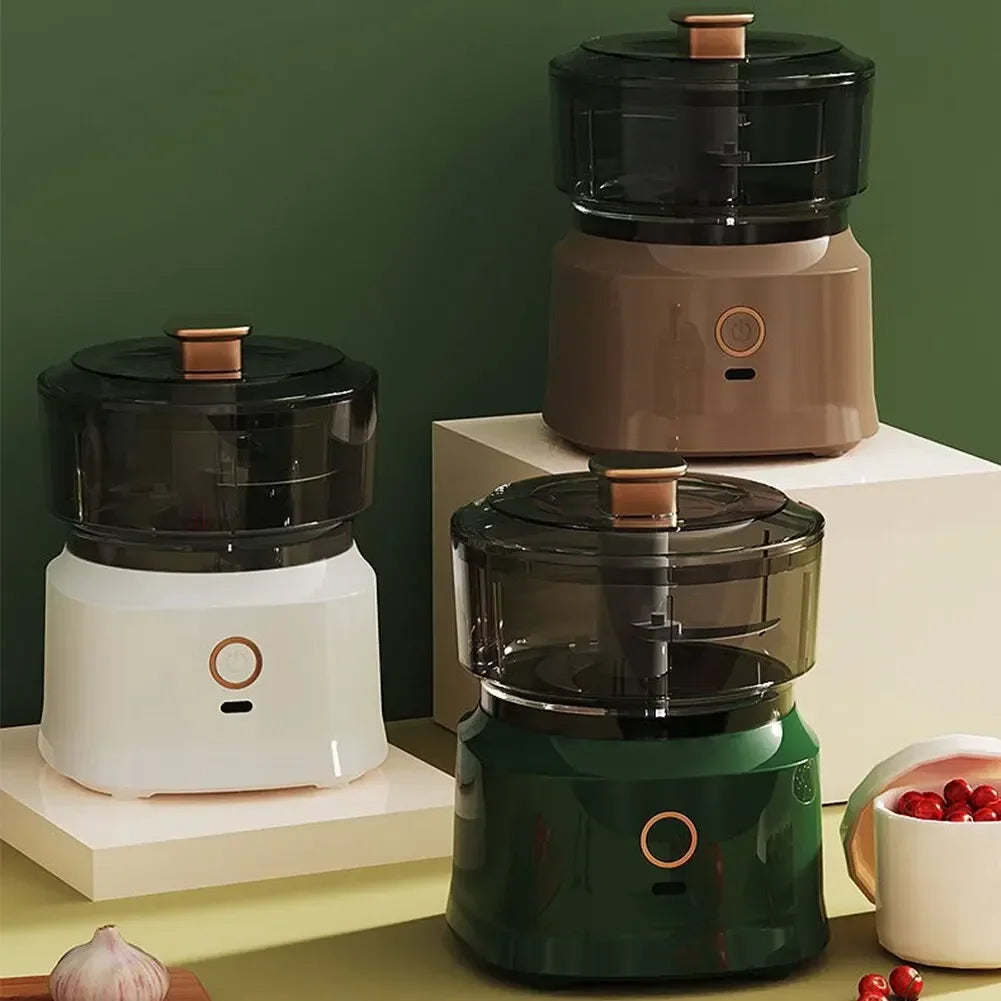 Electric Mini Grinder – 350ml Baby Food Processor & Vegetable Shredder