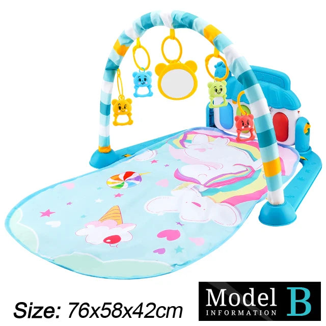 Tapis d'éveil musical avec piano pour bébé de 0 à 36 mois