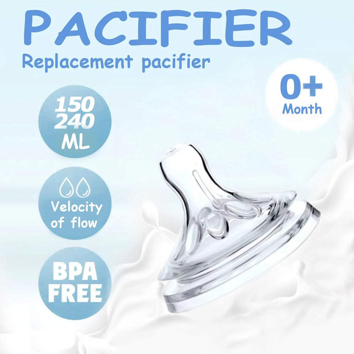 150/250ml Petal Baby Feeding Bottle – Wide Caliber, Drop-Resistant, Gift Item