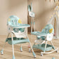 Chaise haute pliable pour bébé – Siège repas multifonction réglable