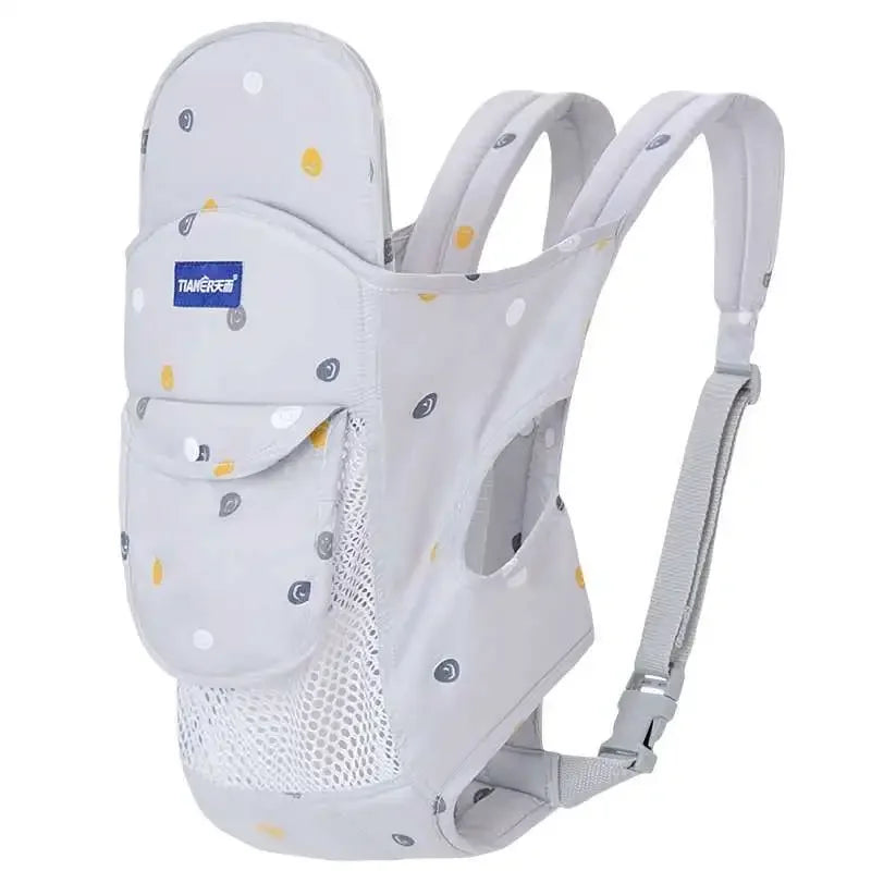 Écharpe de portage traditionnelle en coton pour bébé – Portage ventral et dorsal